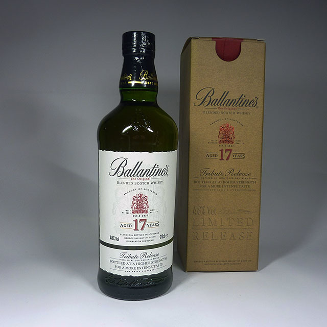 陶酔】 銘酒 バランタイン 17年 トリビュートリリース 青キャップ 箱付 