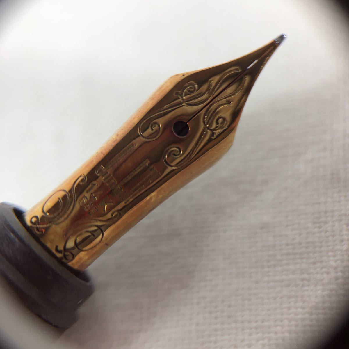 ダンヒル 14Kペン先 ゴールド 万年筆（箱付き） Dunhill - K横003