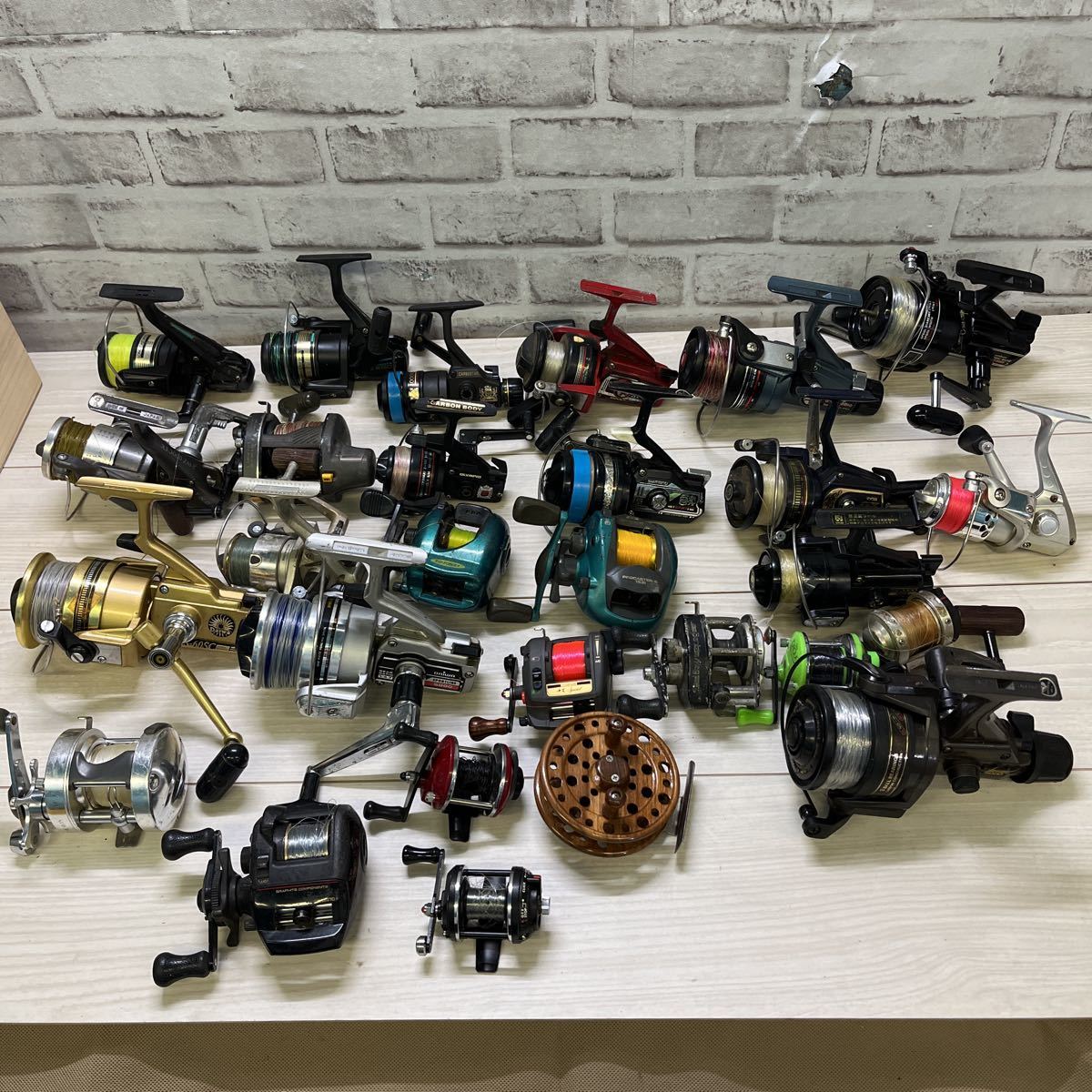ダイワ シマノ リョービ ジャンクリールまとめて