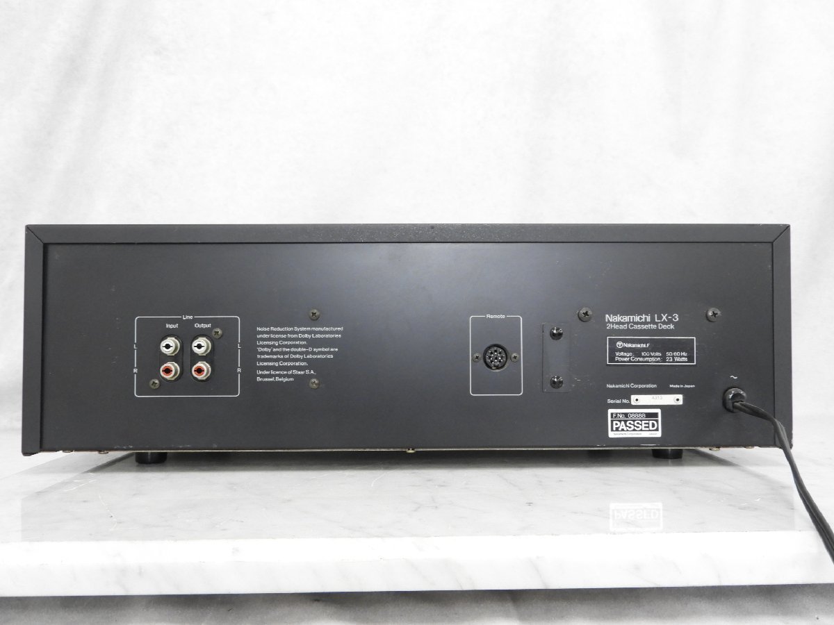 ☆ Nakamichi ナカミチ LX-3 カセットデッキ ☆ジャンク☆ カセット