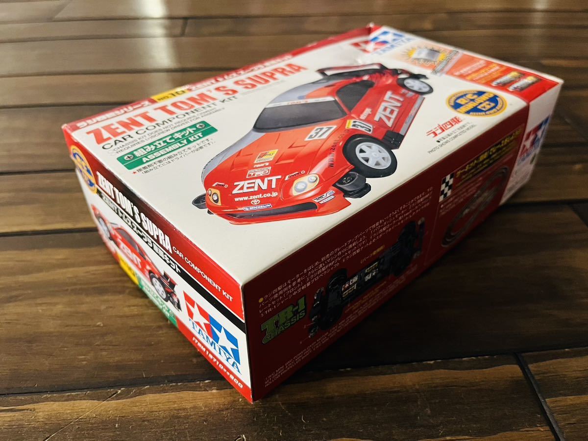 ラジ四駆シリーズ No.10 ZENT トムス スープラ 車両キット 未組立 ラジ四駆