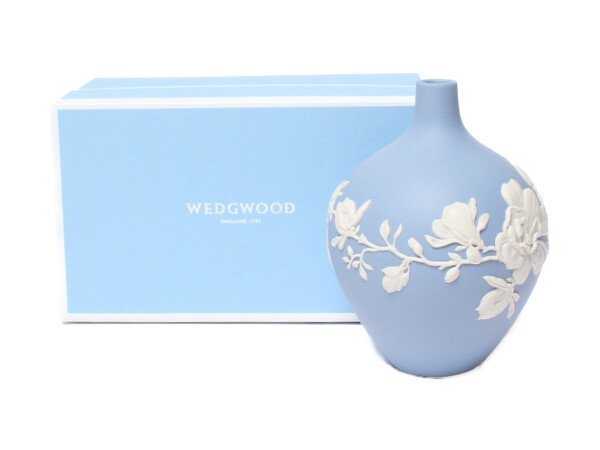 ウェッジウッド、花瓶、フラワーベース、一輪挿し 美品 ウェッジウッド フラワーベース 花瓶 一輪挿し インテリア