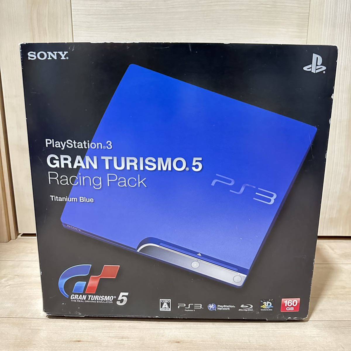 ☆動作良好 ほぼ完品☆PS3 本体 160GB GRAN TURISMO 5 レーシング 