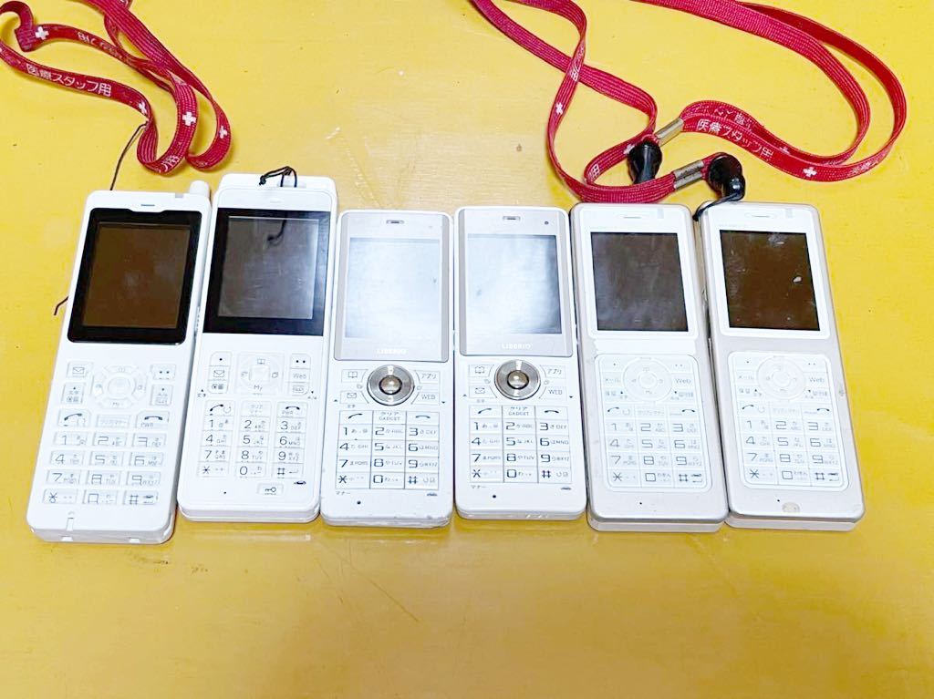WILLCOM／ウィルコム PHS携帯電話機 6台まとめセット！動作確認済み