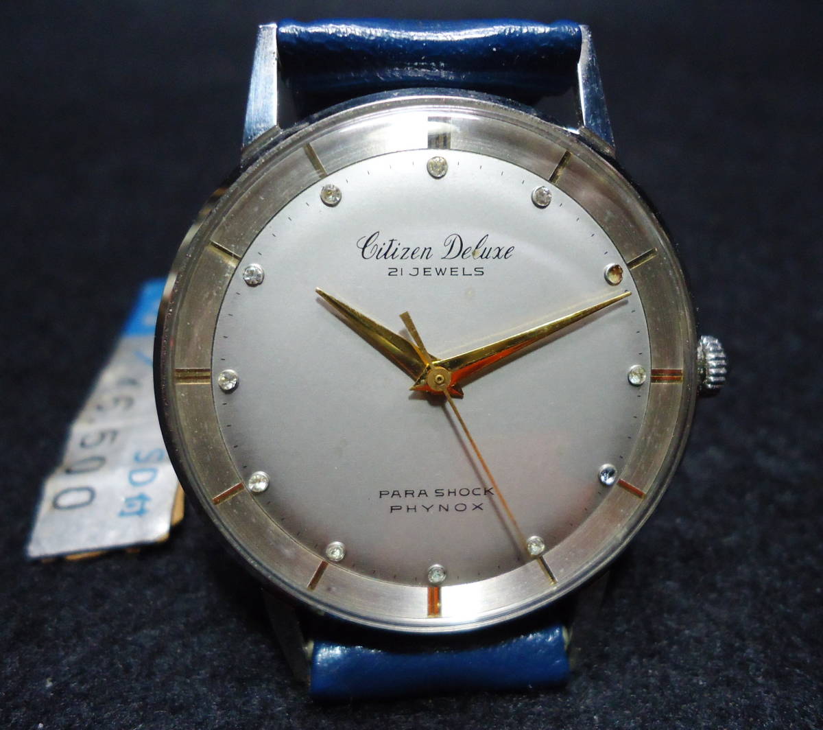 CITIZEN 腕時計 本体 専用ケース 型式　H114-T012421 シチズン/デラックス/21石/手巻/タグ付き/079/メンズ腕時計/動作品