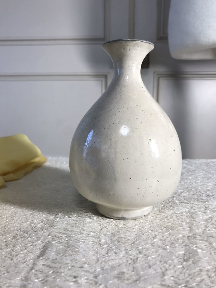 高麗 鳥嶺窯【申正煕】高麗茶碗 栞共布 共箱茶道具。 高麗 鳥嶺窯【申