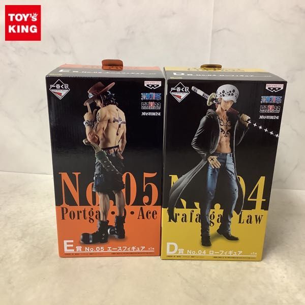 1円〜 一番くじ ONE PIECE THE BEST EDITION E賞 No.05 エース、D賞 No.04 ロー