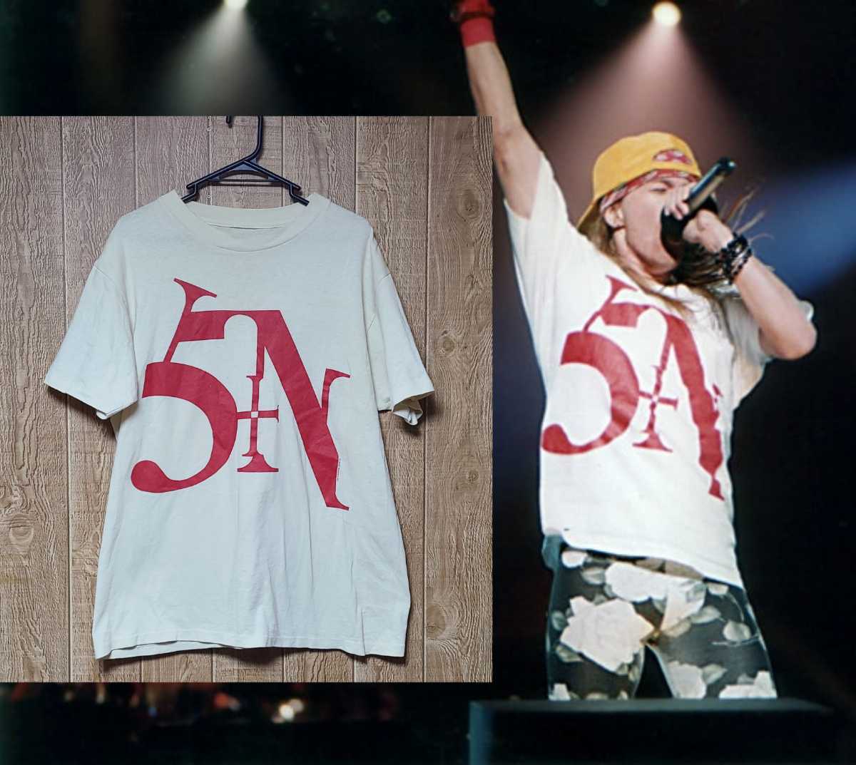NINE INCH NAILS Tシャツ ナインインチネイルズ AXL ROSE w axl rose 着用 nine inch nails Tシャツ sin柄 大きめサイズ L～XL