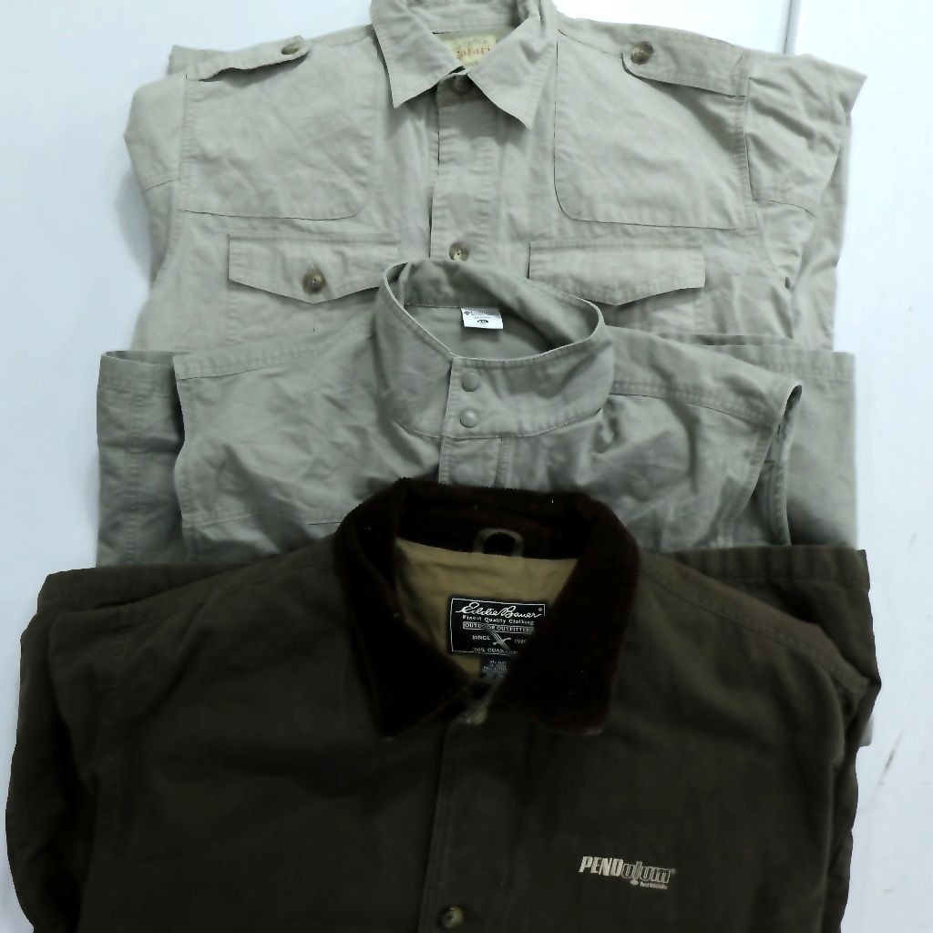 ◎アウトドアブランドジャケットMIX set 黒タグエディー 他 (メンズXL/2XL) 3枚セット まとめ売り 古着卸 1円スタート 最落なし ML3301
