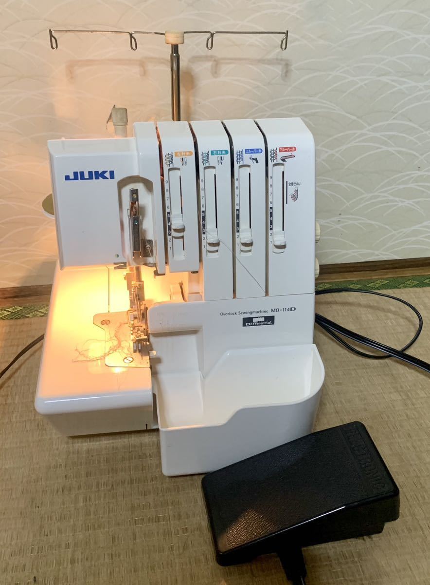 JUKI オーバーロックミシン MO-114D 中古 JUKIオーバーロック