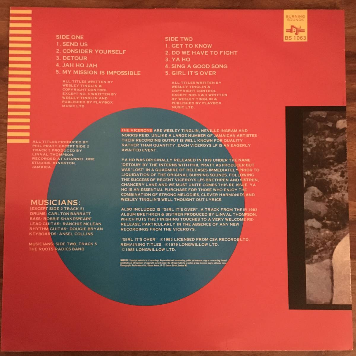 The Ya Ho Viceroys – - Vinyl | (LP, 0 Reissue), Album, [r31019599