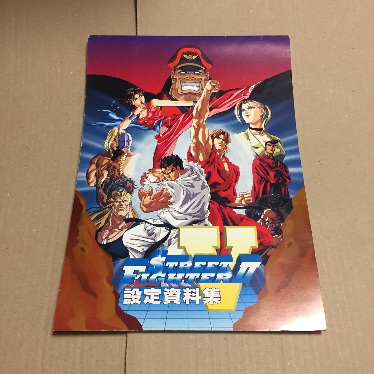 ストリートファイターⅡ V 設定資料集 ムービック アニメ イラスト集