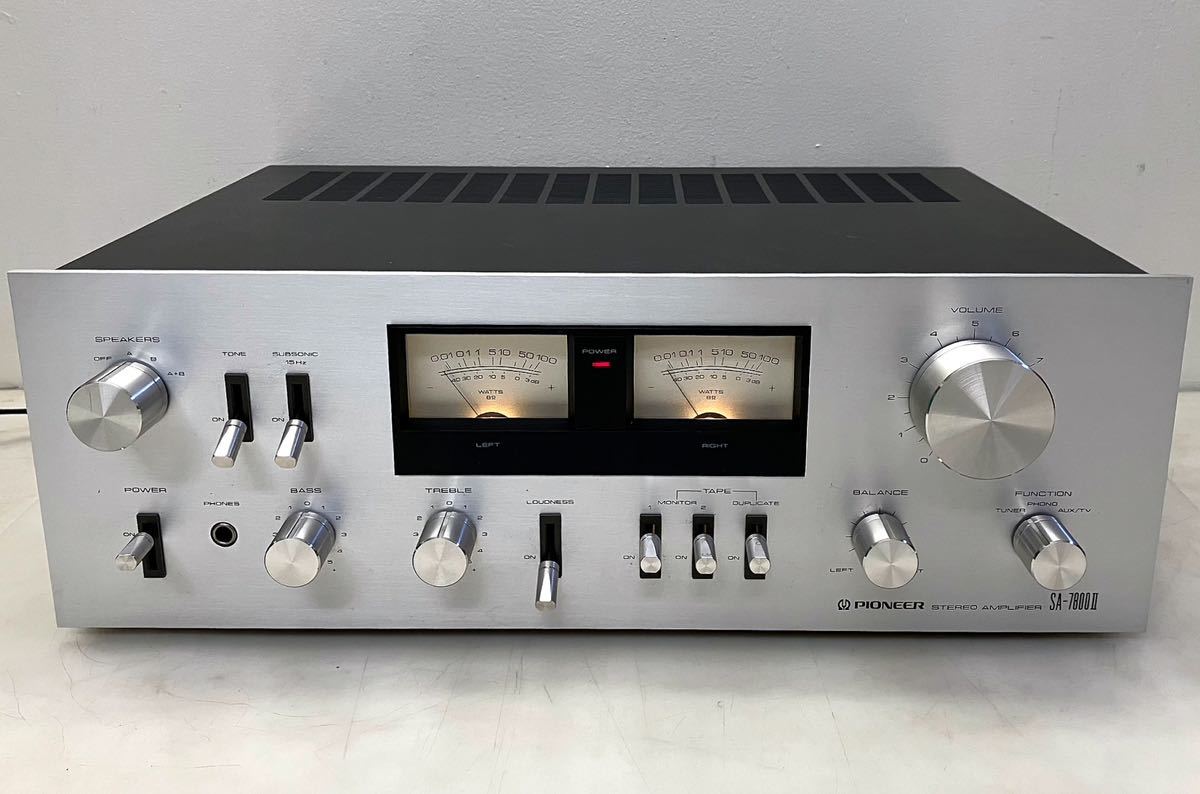 J159301△動作品 Pioneer パイオニア SA-7800Ⅱ プリメインアンプ 町田