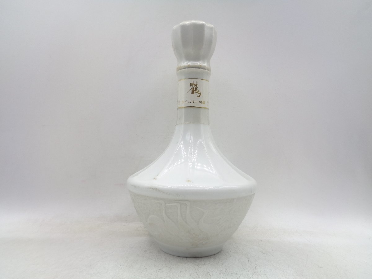 鶴 NIKKA 陶器ボトル WHISKY ニッカ ウイスキー 750ml 未開栓 TSURU 古