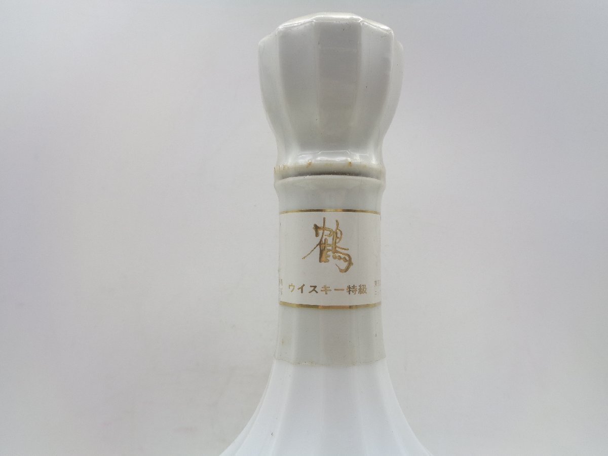鶴 NIKKA 陶器ボトル WHISKY ニッカ ウイスキー 750ml 未開栓 TSURU 古
