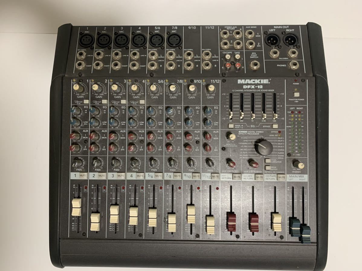 MACKIE DFX-12 アナログミキサー エフェクト内蔵 MACKIE DFX-12