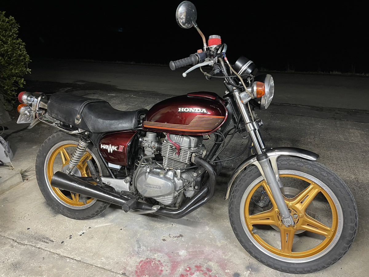 ホンダ CB250T ホーク 国内物 ヤカンタンク 好調 5速キック付 検索