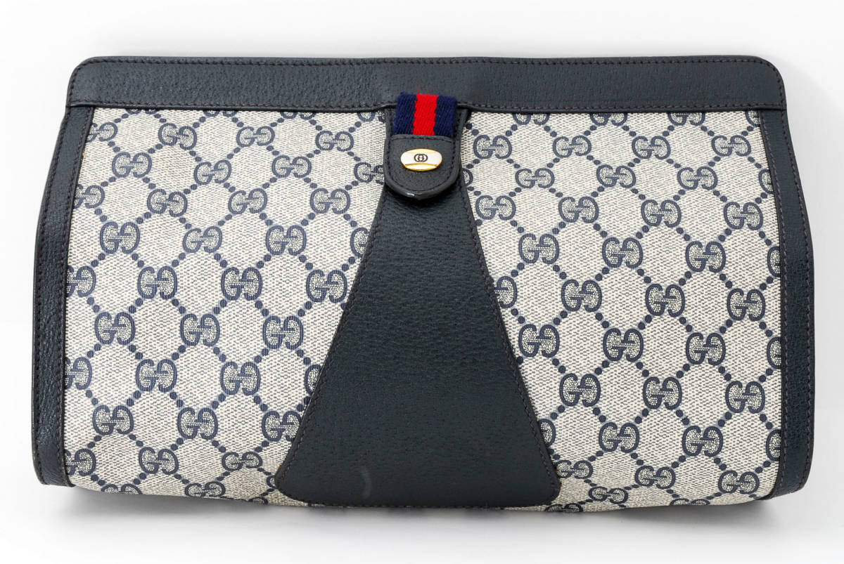 1円〜 美品 GUCCI グッチ セカンドバッグ クラッチバッグ オールド