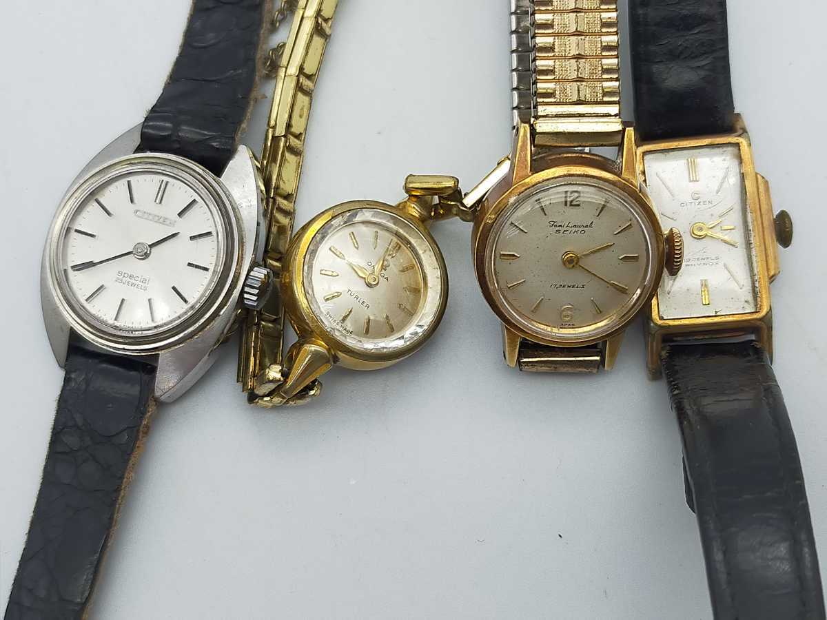 手巻き 腕時計 SEIKO セイコー OMEGA オメガ シチズン CITIZEN 14K 