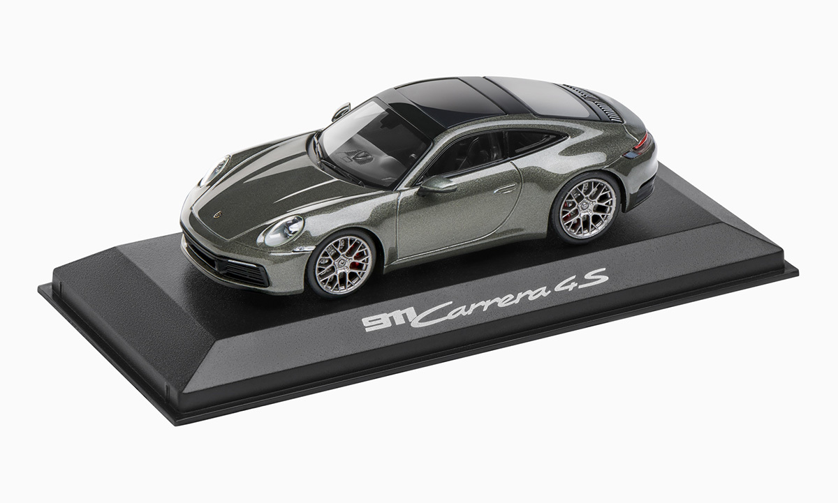 ポルシェ ディーラーモデル 1/43 ポルシェ 911 992 カレラ 4S グリーン