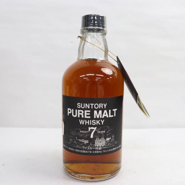 SUNTORY（サントリー）ピュアモルト 7年 黒ラベル 43％ 500ml ※オリ