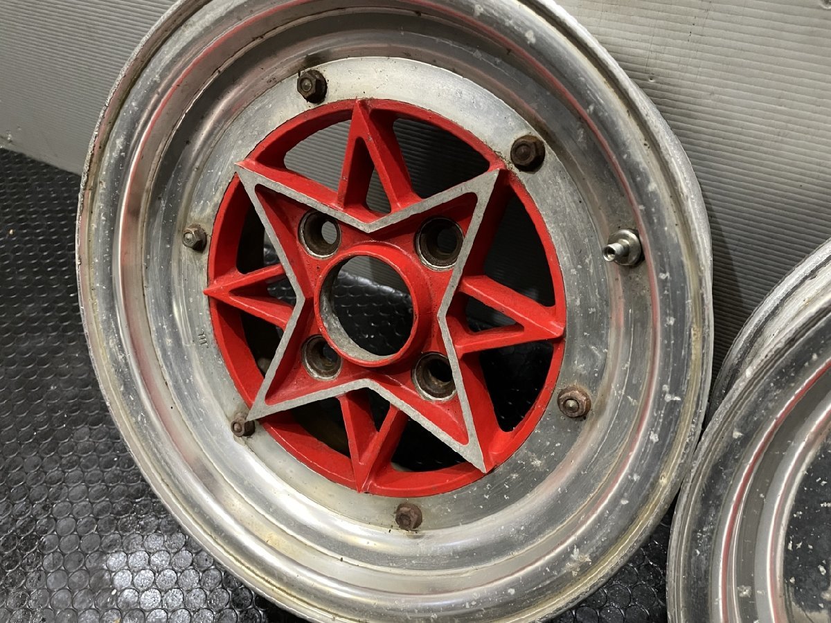 旧車ホイール Speed Star STAR SHARK COLIN スターシャーク 13インチ 4 