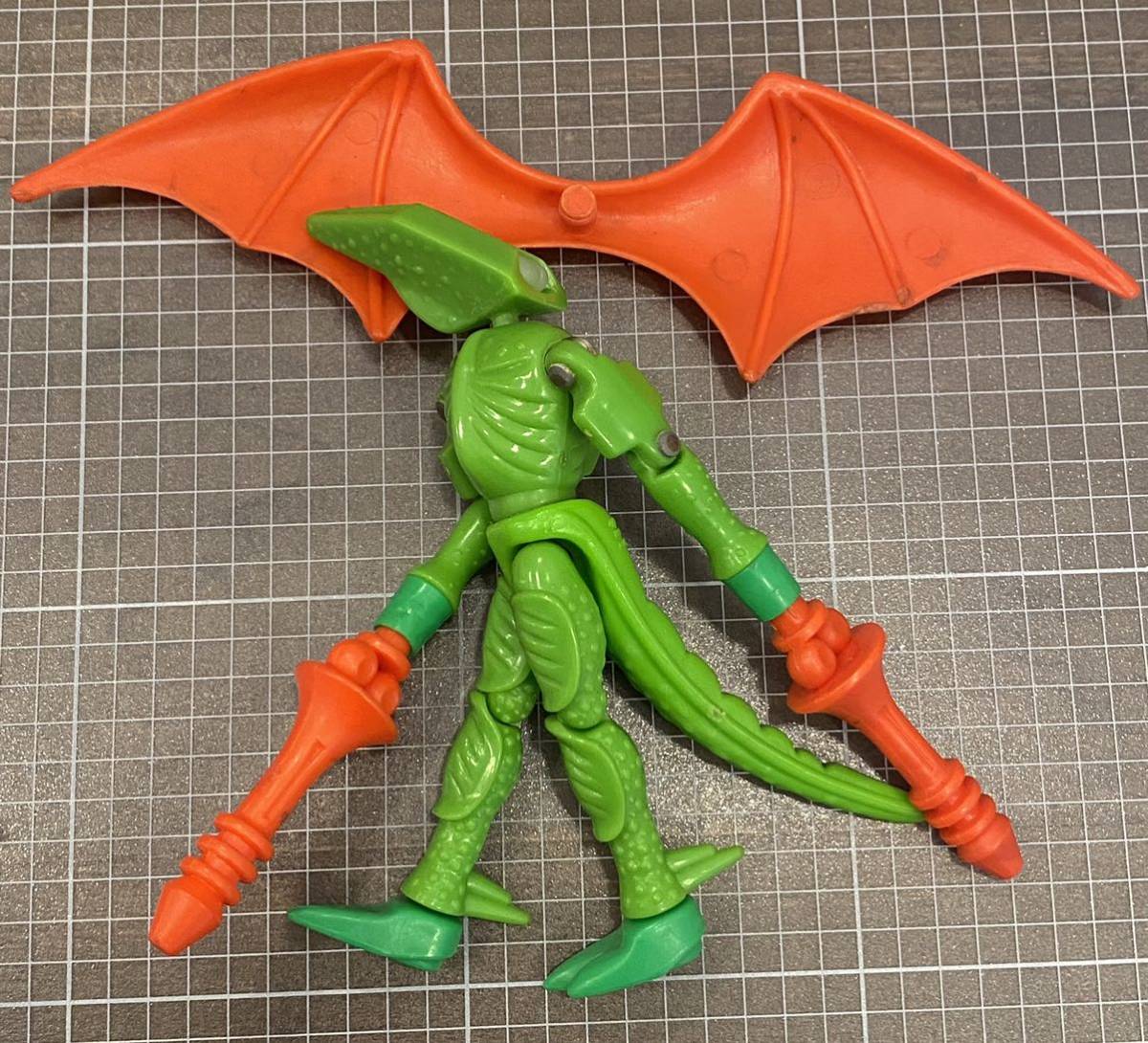 当時 タカラ ミクロマン アクロイヤー マッドグリーン ジャンク