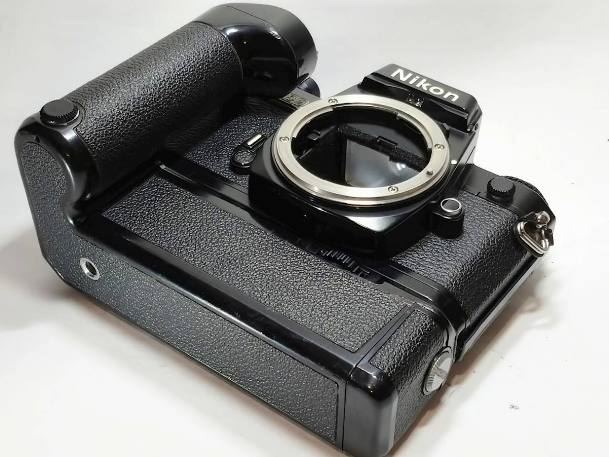極上美品／動作良好】 ニコン Nikon FE2ブラック+モータードライブ MD