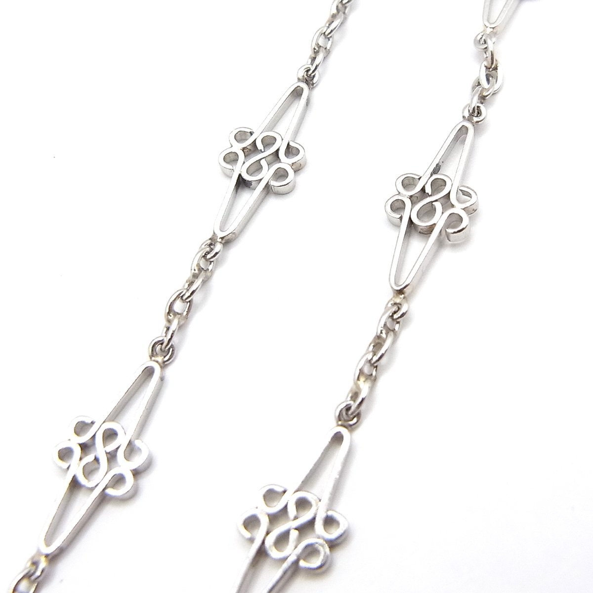 Pt850 45cm ネックレス プラチナ850 喜平ネックレス 8面カットトリプル 
