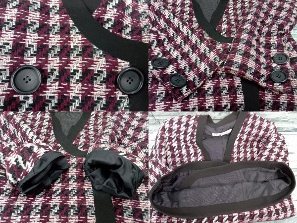 Christian Dior /クリスチャンディオール/ツイード／ノーカラーペル