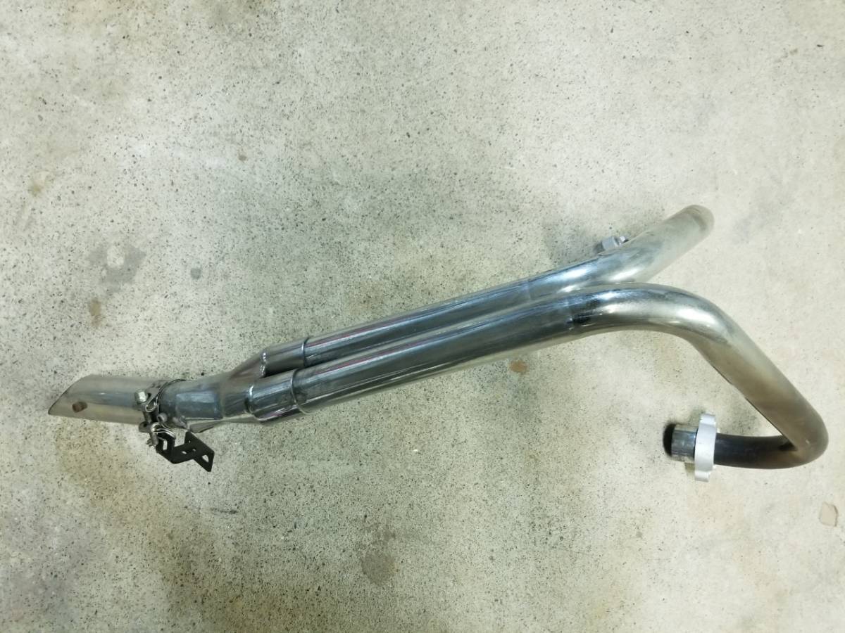 GS400 ツイン管 吸い込み マフラー 集合管(マフラー本体（社外 