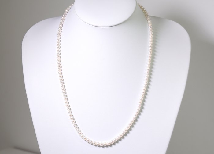 K18WGアコヤ真珠ベビーパール 55