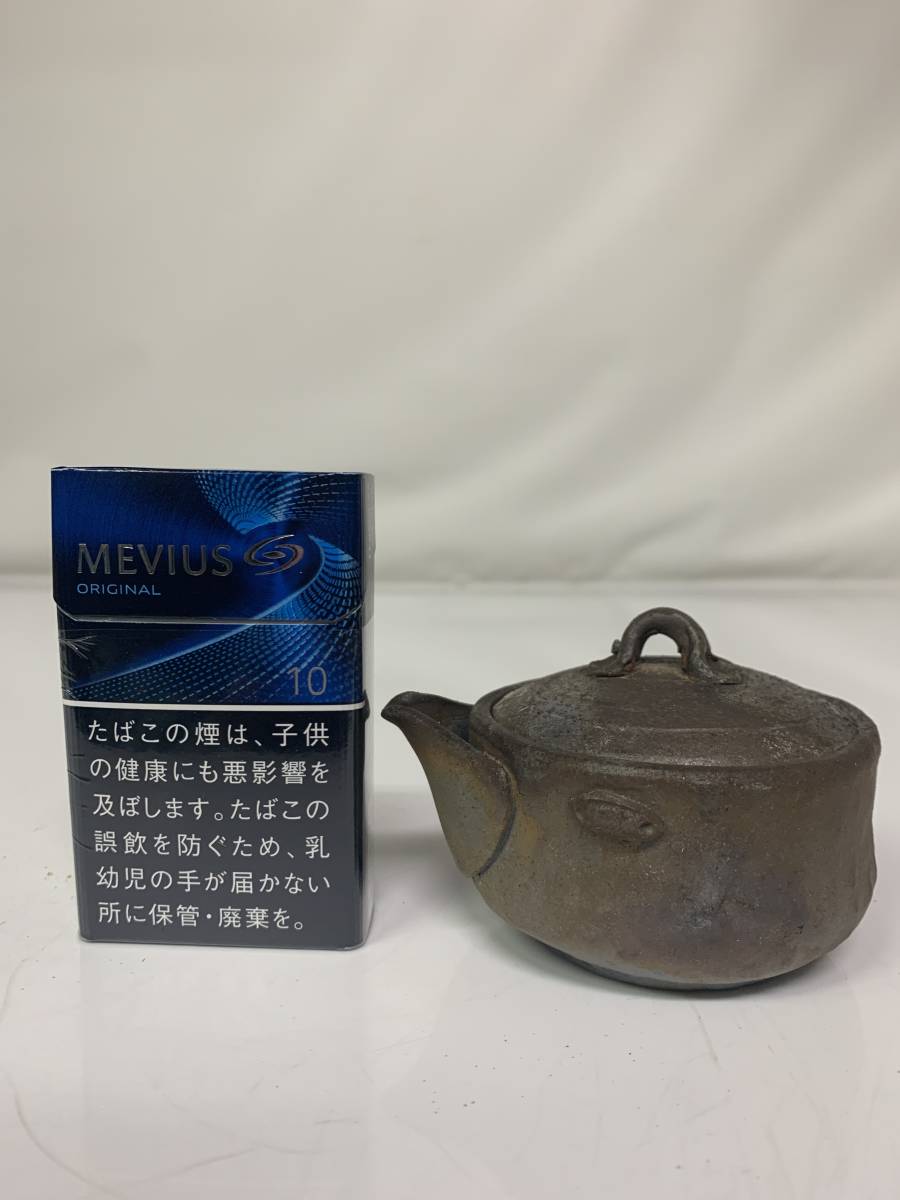備前焼 茶道具 手捻り 宝瓶/急須 半泥多造E 共箱 正規品，格安 【公式