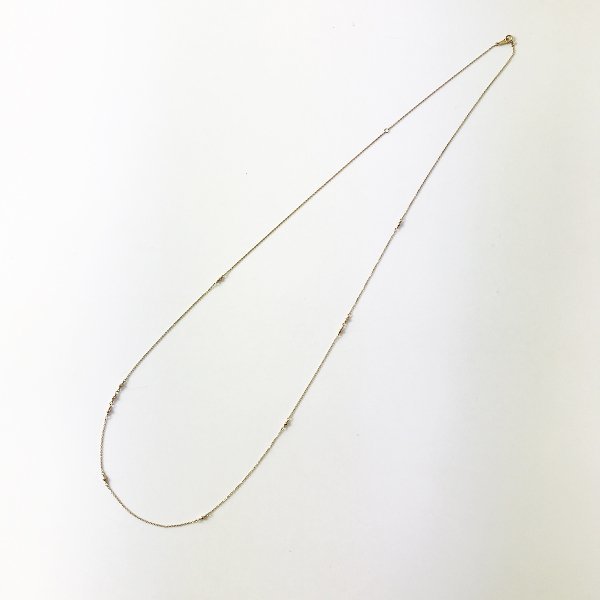 美品 agete アガット K10 ネックレスチェーン/ゴールド 小物【2400013193696】