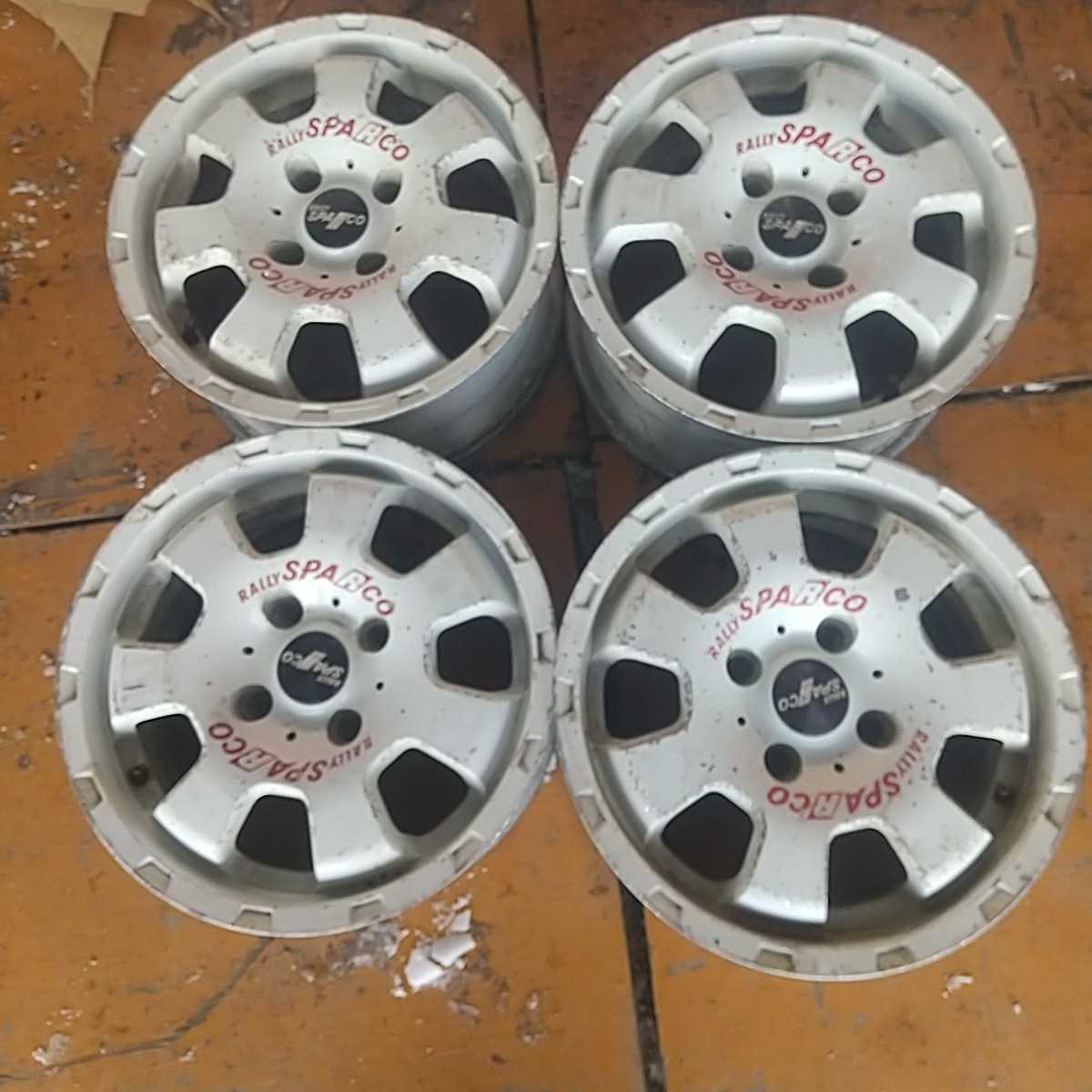 ラリースパルコ 15×6.5j +40 114.3/4H 4本 グラベル