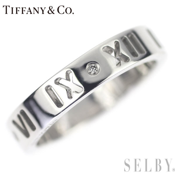 ティファニー K18WG ダイヤモンド リング アトラス 最終 出品6週目 SELBY