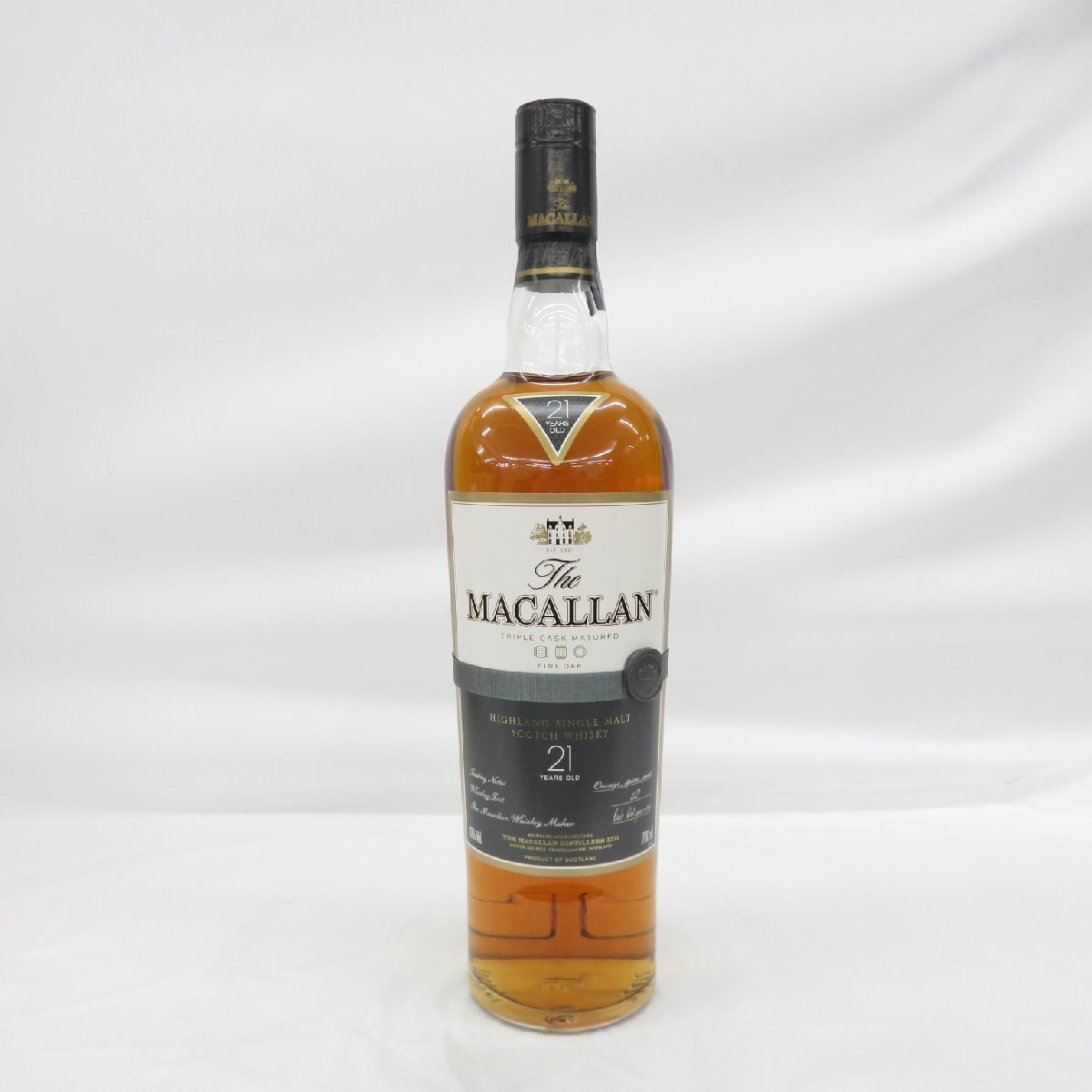 未開栓】The MACALLAN ザ・マッカラン 21年 トリプルカスク ファイン 