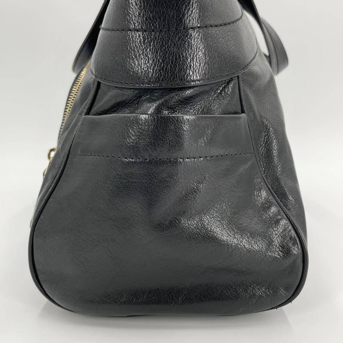 バリー トートバッグ 美品 黒 2way レザー BALLY BALLY 2way トート