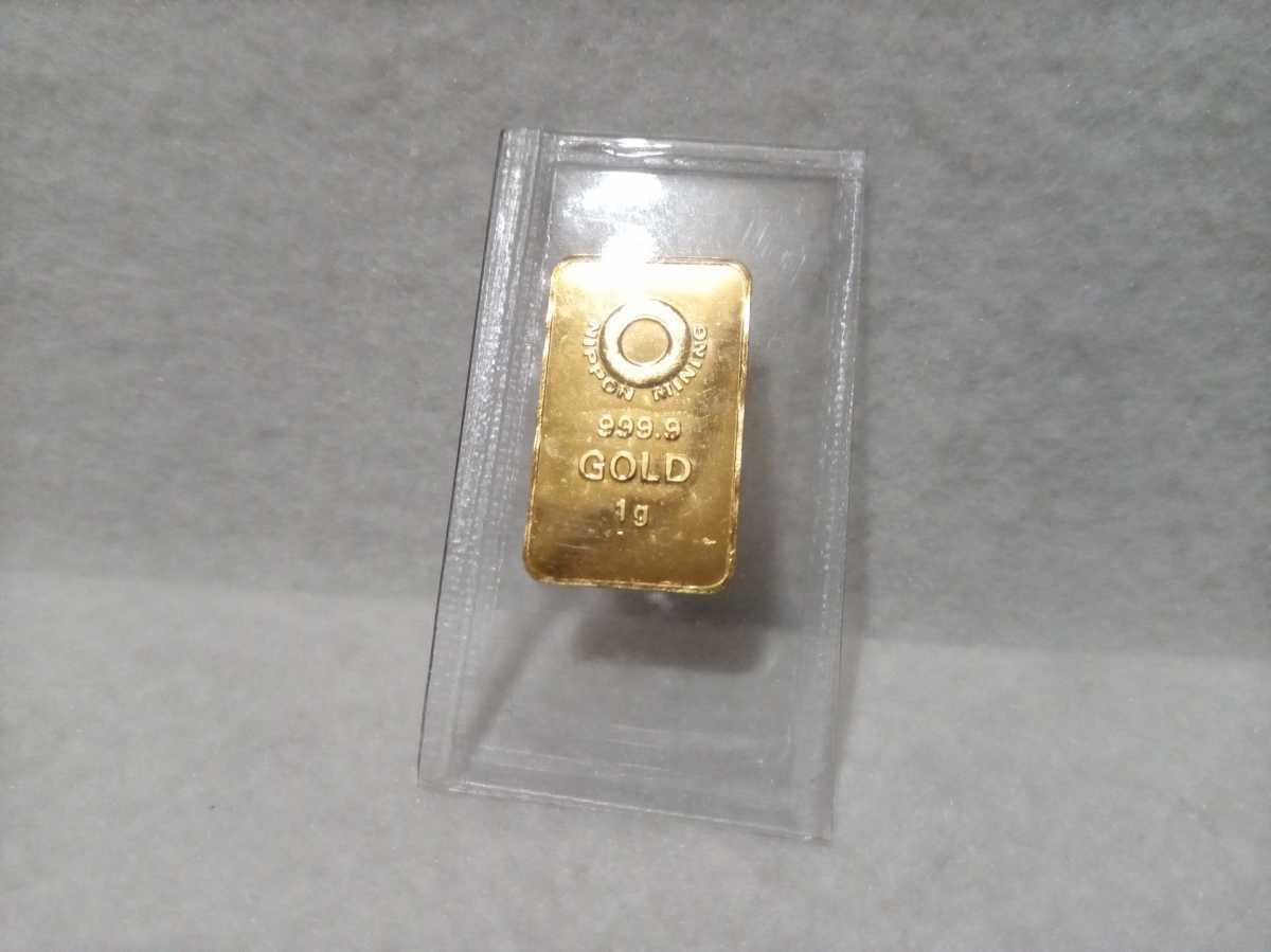 日本鉱業(株)【 インゴット1g 】 地金 ゴールド gold K24