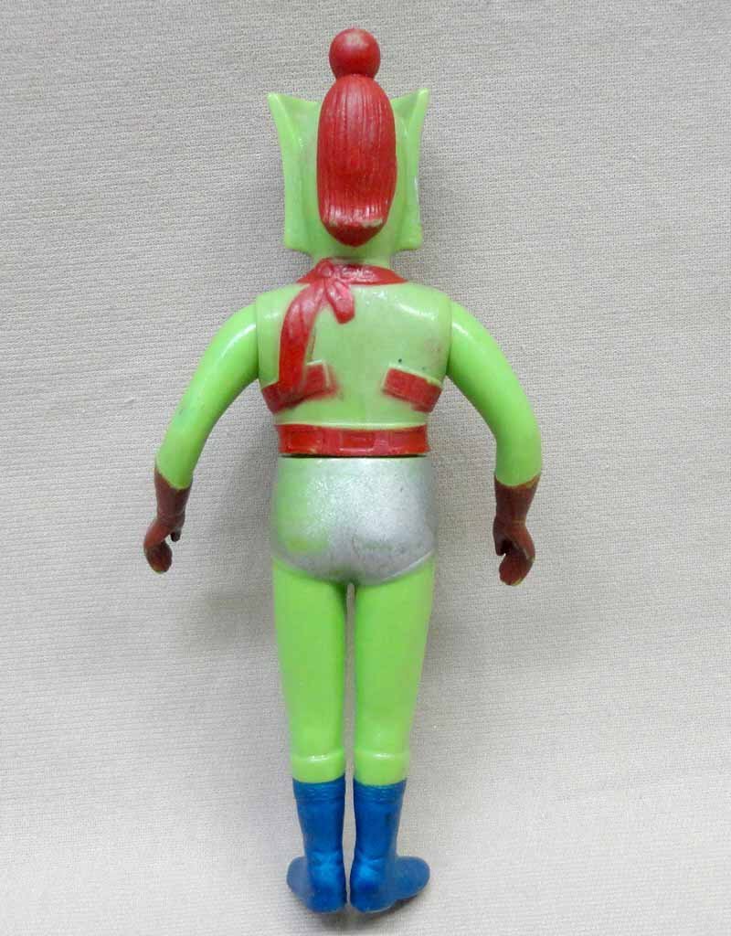 ウッド グリーンマン ミニ ミドル ソフビ 当時物 ポピー ブルマァク