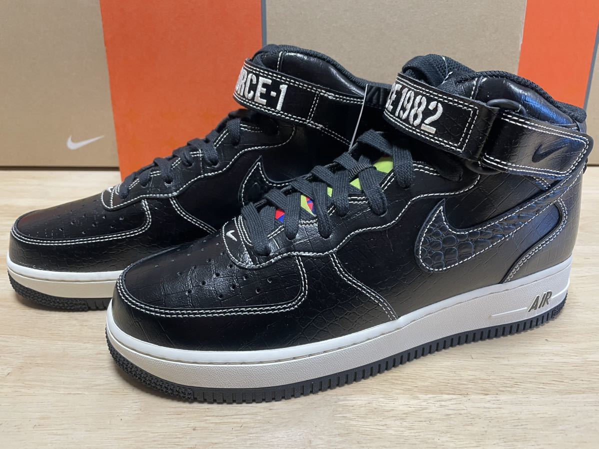 NIKE ナイキ エア フォース 1 MID '07 LX 26.5㎝ 新品 NIKE AIR FORCE 1 MID 07 LV8 ブラック/ペールアイボリー/ブラック SNK777