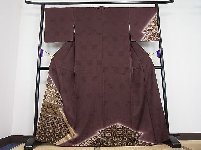 格安，送料無料 平和屋着物 訪問着 駒刺繍 有栖川錦 暈し染め 金彩 逸品 ua1092(仕立て上がり)｜売買されたオークション情報、yahooの商品情報をアーカイブ公開 - オークファン 仕立て上がり
