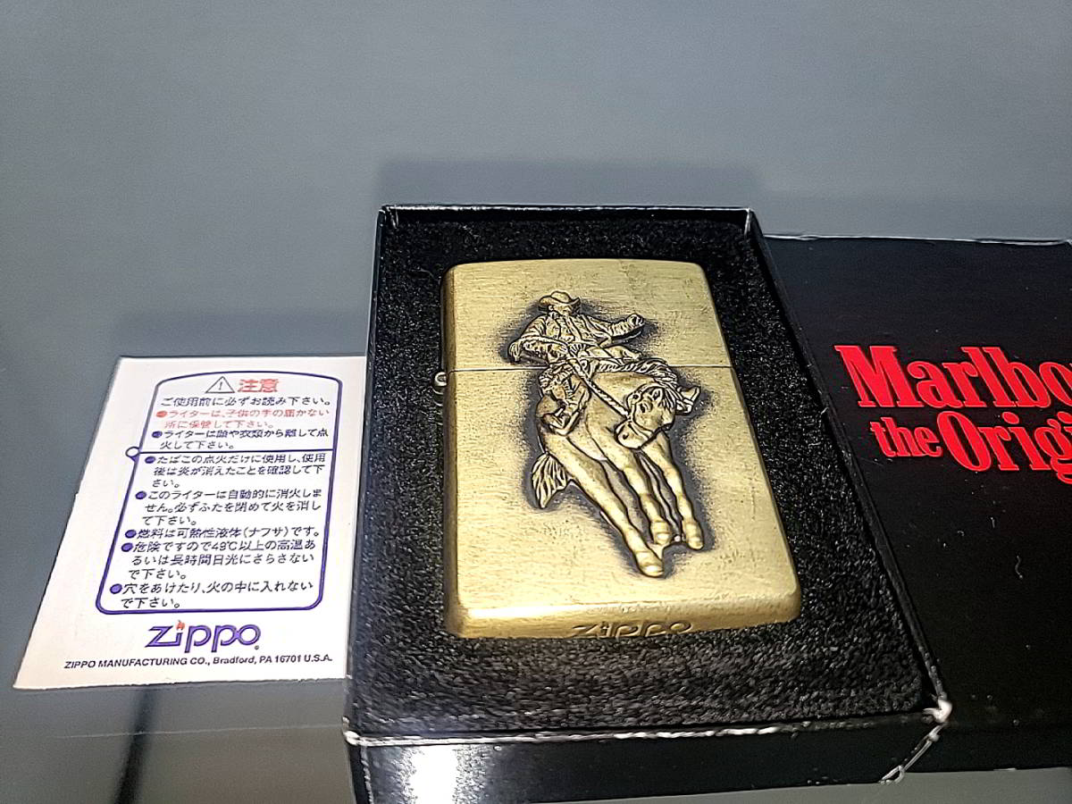 未使用品 1999年製 Marlboro Zippo マールボロ カウボーイ 【公式通販】
