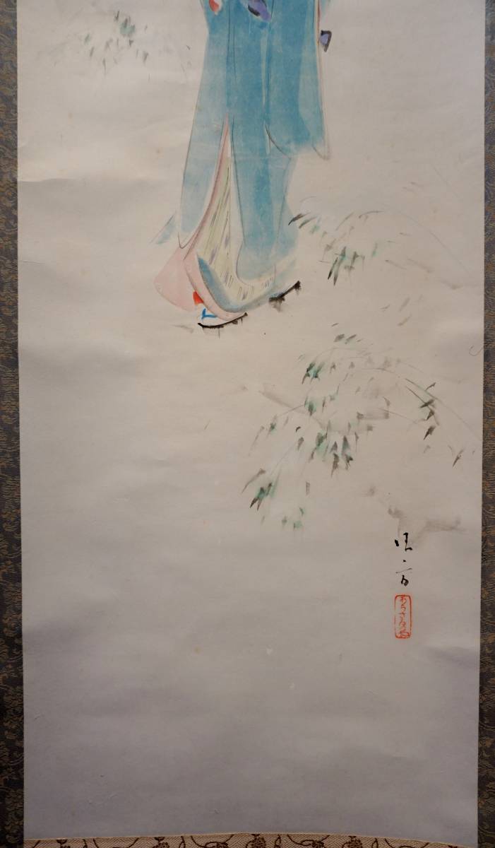 模写】鏑木清方 筆/美人図/合せ箱/肉筆/芸術院会員 | CIRCOLEKTRA.NL