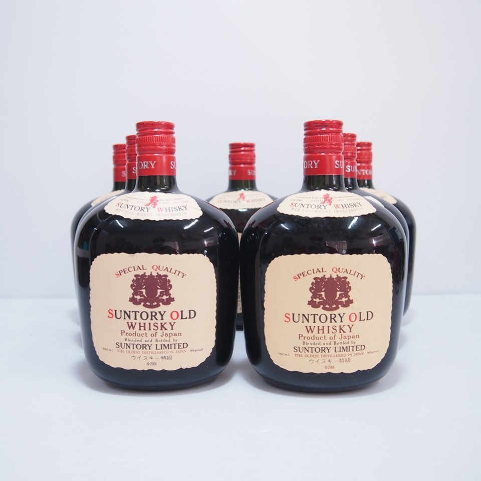 20230130-43 ☆7本セット SUNTORY OLD サントリー オールド 旧ボトル