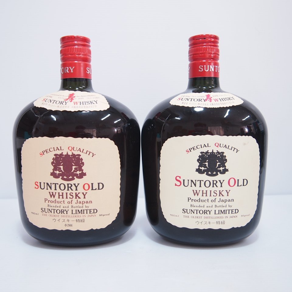 20230130-43 ☆7本セット SUNTORY OLD サントリー オールド 旧ボトル