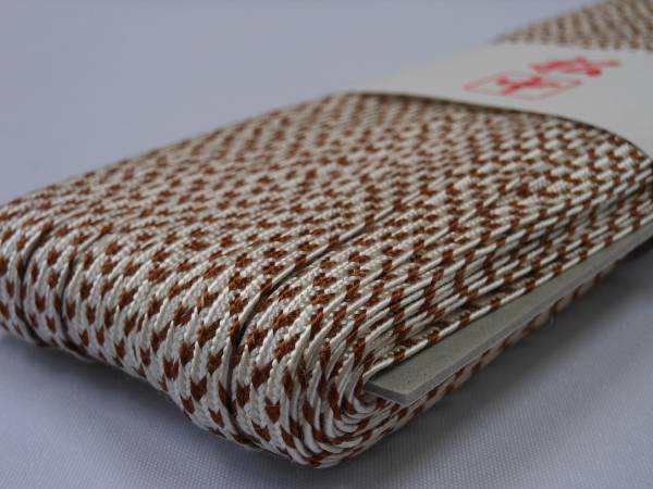 若松印　松紐　茶柄　（小）３０m巻