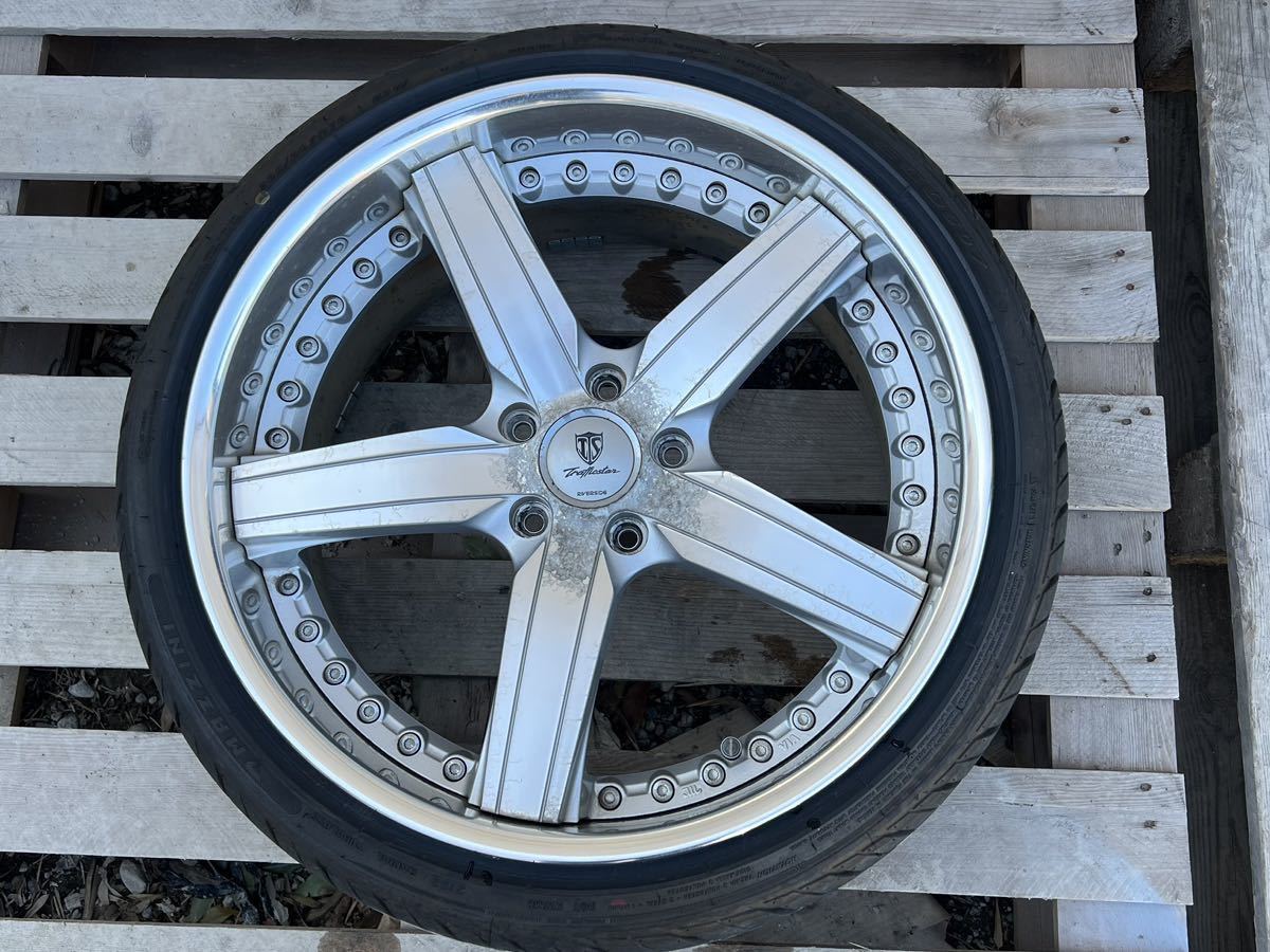 希少品 リバーサイド トラフィックスター STR 19インチ19×8.5J+32 19×9.5J +41 PCD114.3 5穴 タイヤ付 235/35ZR19 265/30ZR19 売り切り トラフィックスター リバーサイド STR 19インチの -トラフィックスター 最終値下げ］トラフィックスターSTR19