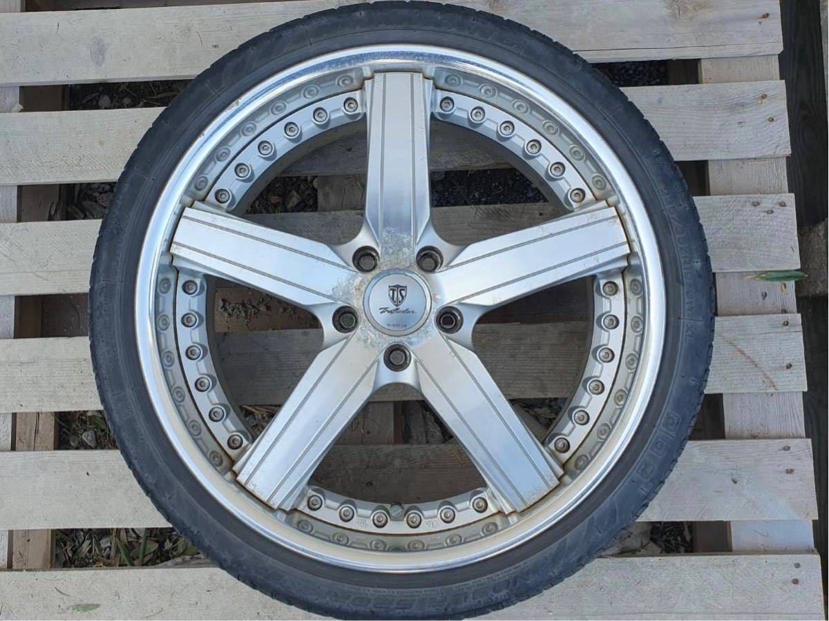 希少品 リバーサイド トラフィックスター STR 19インチ19×8.5J+32 19×9.5J +41 PCD114.3 5穴 タイヤ付 235/35ZR19 265/30ZR19 売り切り トラフィックスター リバーサイド STR 19インチの -トラフィックスター 最終値下げ］トラフィックスターSTR19