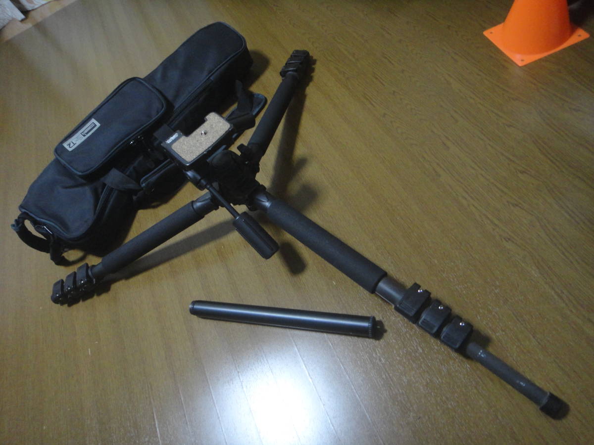 Velbon カーボン三脚 El Carmagne 640 雲台 PH-460B バッグ 付き 0